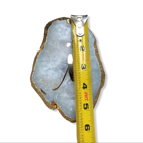 Anthropologie Monogram Agate Coaster Letter “I” - Picture 4 of 8